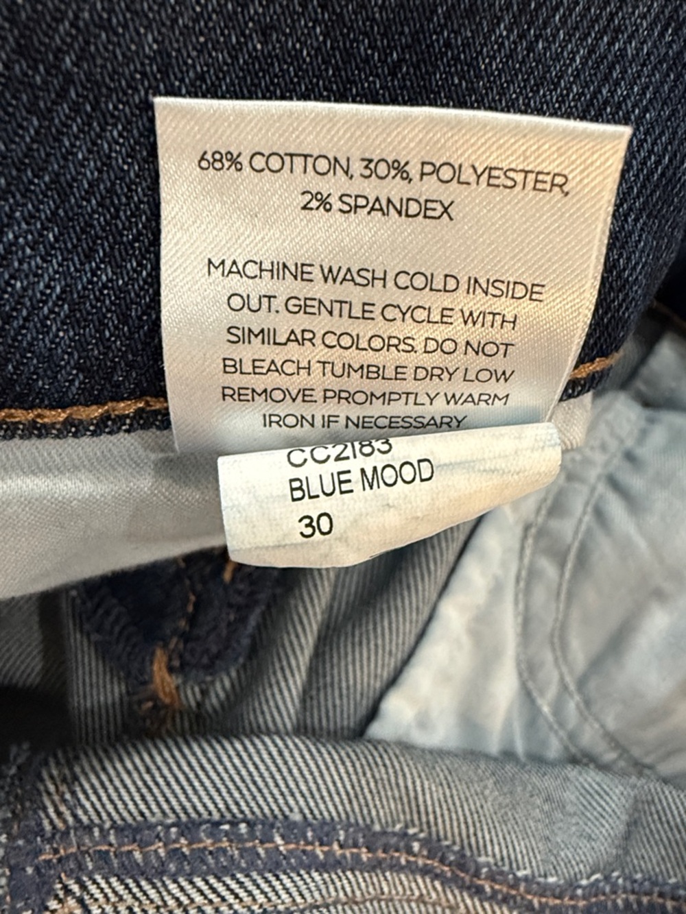 Level 99 Dark Blue Wide Leg Jeans Size 30 - Picture 6 of 6